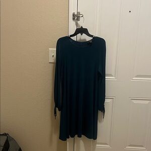 Karen Kane Hunter Green Long Sleeve Dress